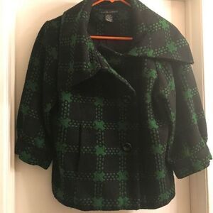 BLUE and green jacket